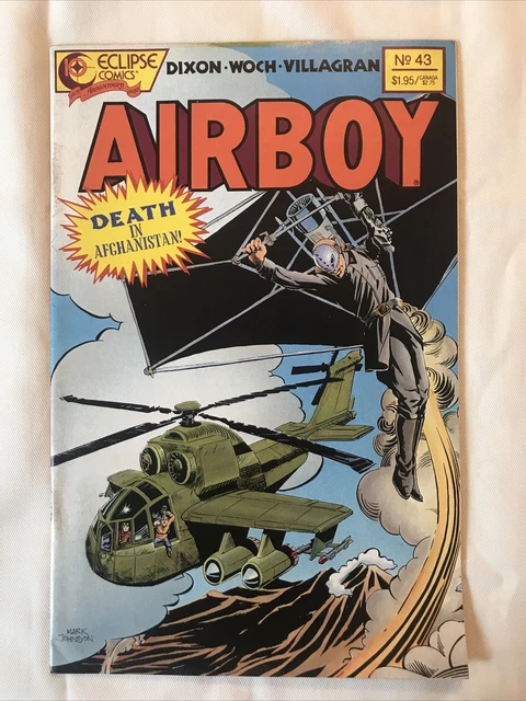 Airboy Death In Afghanistan (1986 series) #43 Eclipse comics