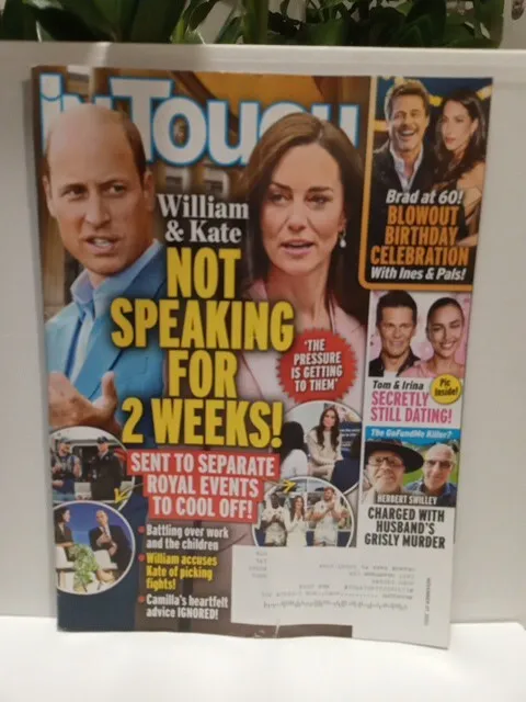 In Touch Magazine - November 20, 2023 - William & Kate (Cover) Not Speaking ...