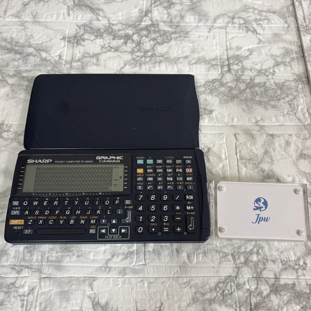 SHARP POCKET COMPUTER PC G850V Calculatrice de fonctions testée EUR 98,82 - PicClick FR