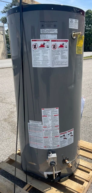 Rheem-Ruud G100-80N Natural Gas Commercial Gas Water Heater 100 Gallon, 120V