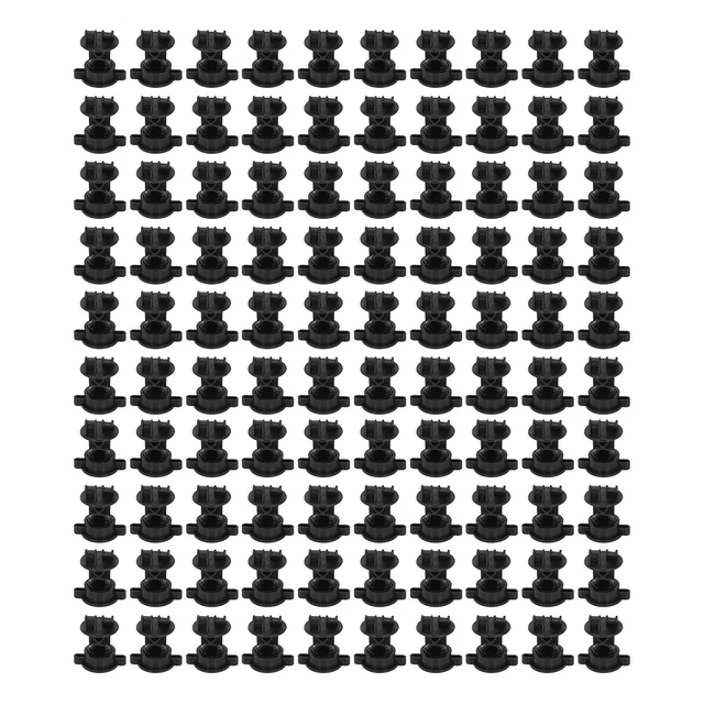 (Black)Electric Fence Insulator High Temperature Resistant 48mm Width ABS