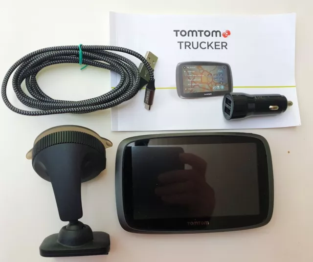 TomTom 5000 Trucker Europa 45 LKW Länder IQ GPS Navi Tap & GO LKW , BUS