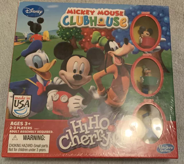 NEW SEALED MICKEY Mouse Clubhouse Domino Game 3D Cover DISNEY IN