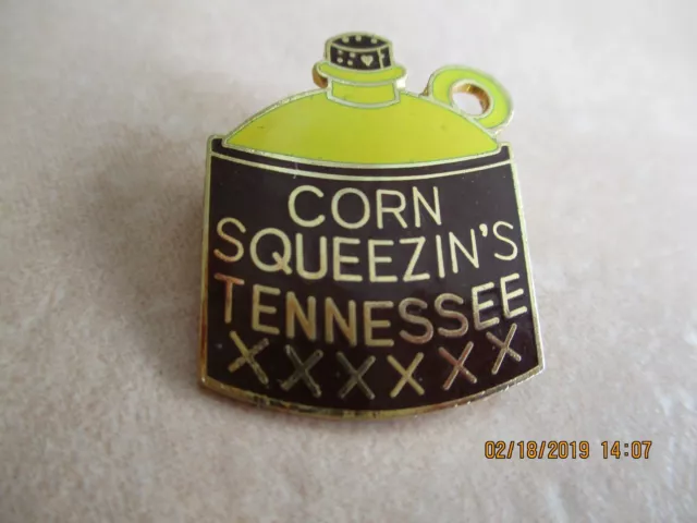 Vintage Tennessee Jaycees Corn Squeezing  Hat Pin--Lapel Pin from late 70"