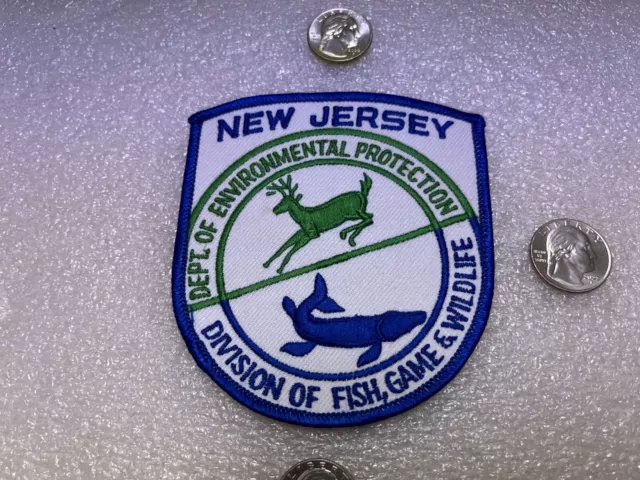 Vintage New Jersey Fish.Game + Wildlife Patch