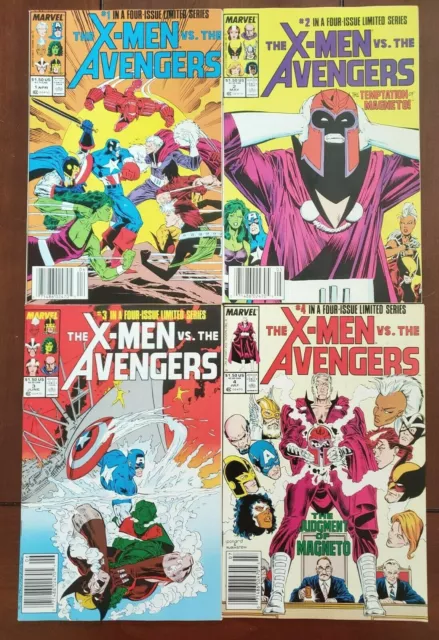 The X-Men Vs The Avengers 1 2 3 4 Set Magneto She-Hulk Soviet Super Soldiers