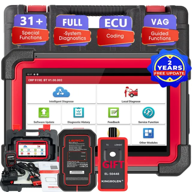 LAUNCH X431 CRP919EBT Pro Bidirectional All System Diagnostic Scanner KEY Coding