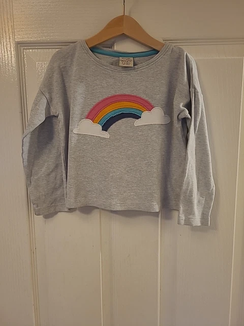 Frugi Cotton Long Sleeve Girls Top Ages 5-6