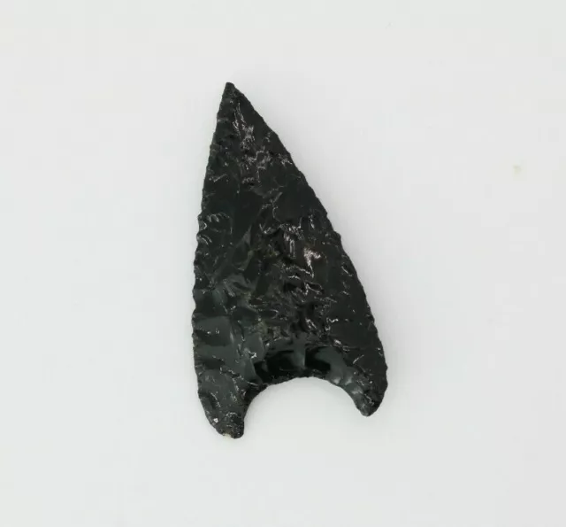 TED ORCUTT NORTHWEST COAST OBSIDIAN FLINT EXOTIC POINT - RARE - CIRCA 1900's