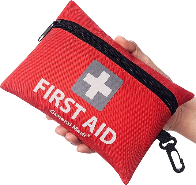 Kit Di Primo Soccorso Piccolo 92 Pezzi - per Casa, Auto, Barca Ufficio, Moto, Ro