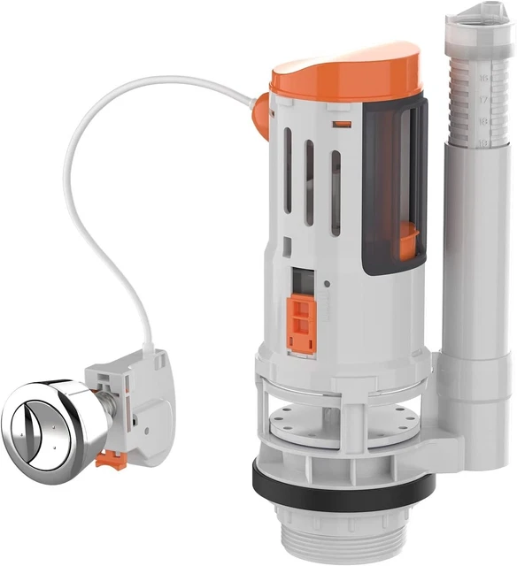 IBERGRIF M20522 TOILET Dual Flush Valve with Push Button Toilet Flush