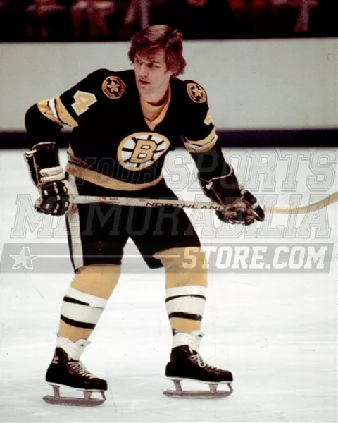 Bobby Orr Boston Bruins w/Gerry Cheevers road jersey 8x10 11x14