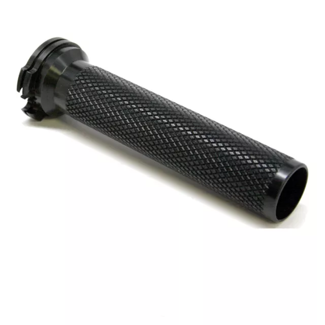 Black Anodized Grip Sleeve for Rubber Grips fits 1 inch Bar - Throttle Tube