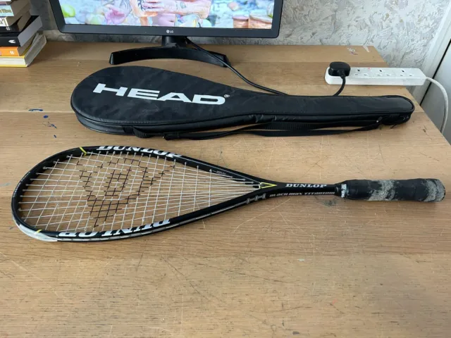 Dunlop Black Max Titanium Squash Racket