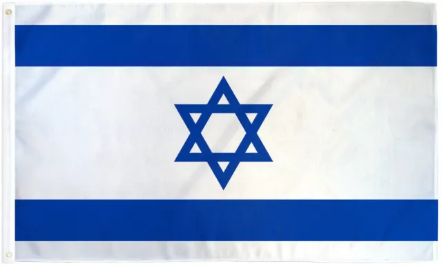 3x5 Foot Israel Flag - Israeli National Flags Polyester WE SUPPORT ISRAEL GAZA