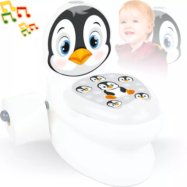 Toilette Sound Lerntöpfchen Toilettensitz Töpfchen Potty Kinder Toilettentrainer