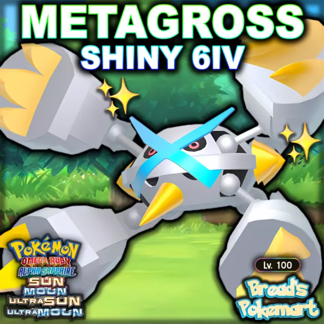 ✨ Shiny GENGAR 6IV Mega ✨ Pokemon XY ORAS Ultra Sun and Moon 3DS 🚀 FAST  +EVs