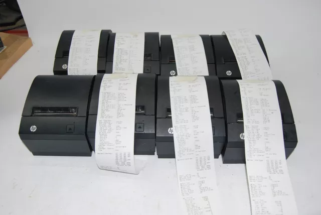 Lot-8 Hp Thermal Receipt Printer Mn: A798-C80D-Hp00 T4-C15