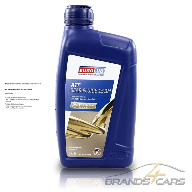 Eurolub 1 Litro Gear Fluido 15 Bm Olio Cambio Automatico 50046948