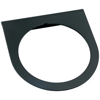 Equus Gauge Mount Panel 2-5/8 Black Single - E9941