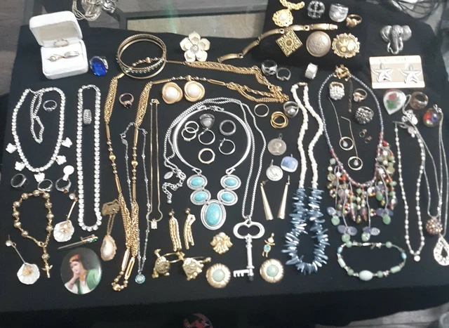 Huge Vintage Antique And Costume Jewelry Lot