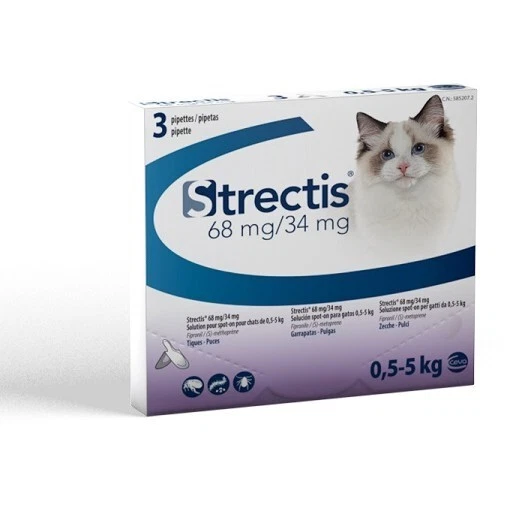 Strectis Gato 0,5 - 5Kg 3 Pipetas