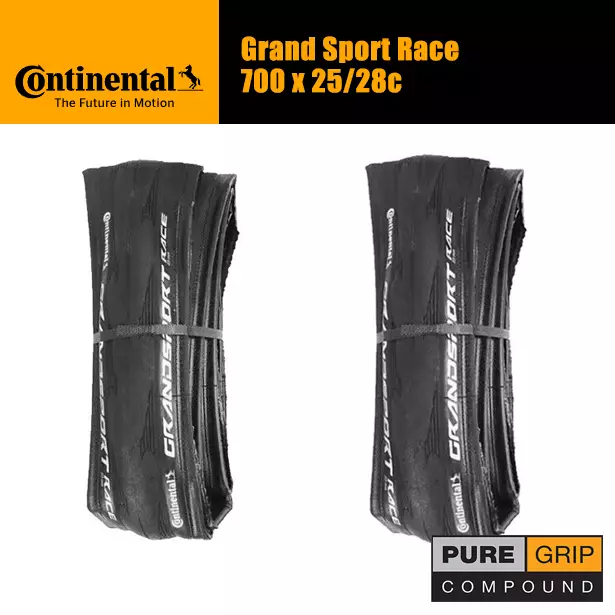 Genuine 1-4 Pcs Continental Grand Sport Race 700*25/28C Foldable Road Bike Tyres