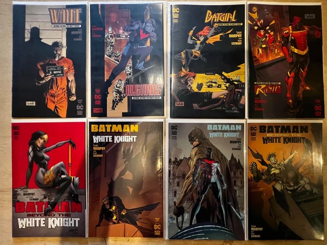 Batman Beyond White Knight #1 2 3 4 5 6 7 8 Variant Cover B Set Nm