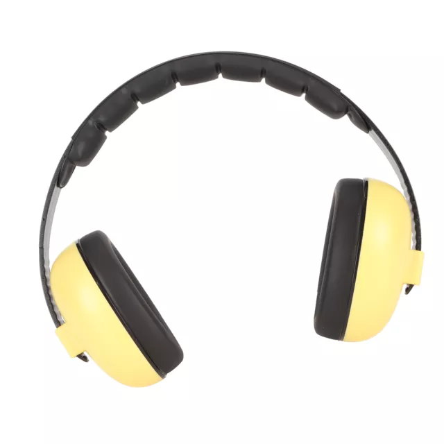 (Yellow) Kids Noise Reduction Earmuffs Folding Professional Kids Ear