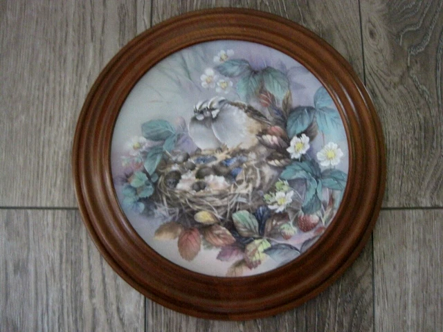 Vintage Bird Plate Tender Lullaby Bird by Artist Lena Liu 1990 WS George