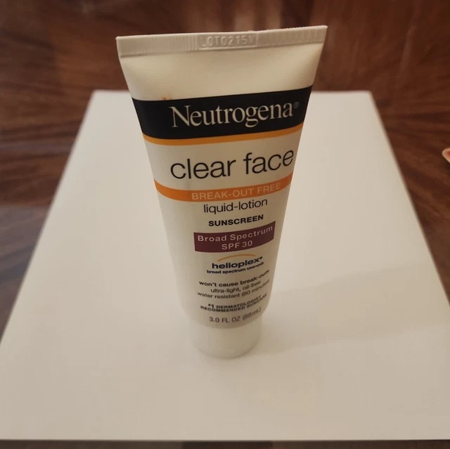 Neutrogena Clear Face Oil-Free SPF 30 Sunscreen 3 oz