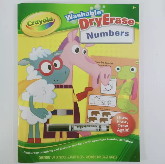 CRAYOLA WASHABLE DRY ERASE:  Numbers Workbook