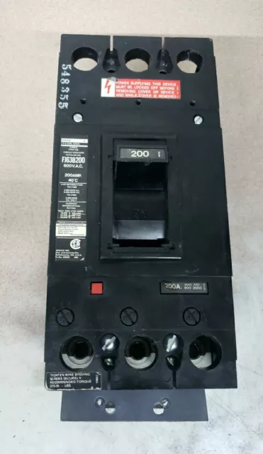 ITE Siemens FJ63B200 200A Circuit Breaker 3 Pole 480/600V