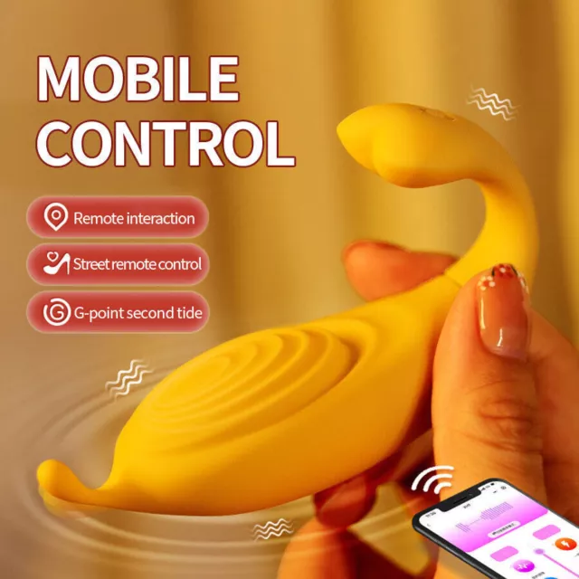 Wireless-APP-Remote-Control-Bullet-Egg-Vibrator-G-Spot-Anus-Toy-Vibrations 2