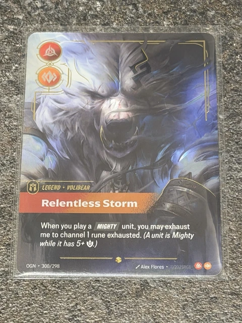 RIFTBOUND LEAGUE OF Legends TCG Origins overnumber 300/298 relentless ...