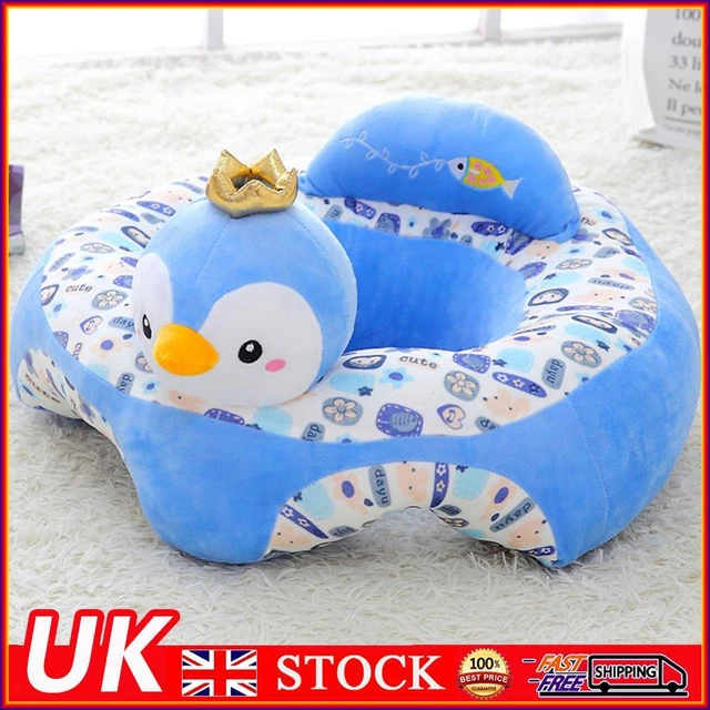Cartoon Baby Arm Chair Washable No Filler Learning To Sit Seat for Children Gift