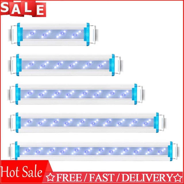 Lámpara de clip extensible LED súper delgada LED para acuario planta acuática