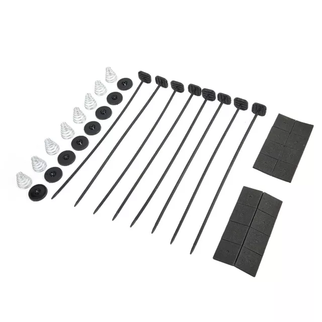 2 Set Car Electric Radiator Fan Mounting-Kit Plastic Ties Straps Universal