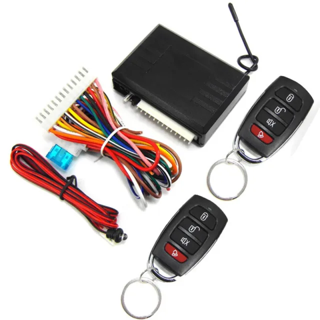 US Car Remote Kit Alarm Keyless Entry System Central Door Lock Unlock Universal