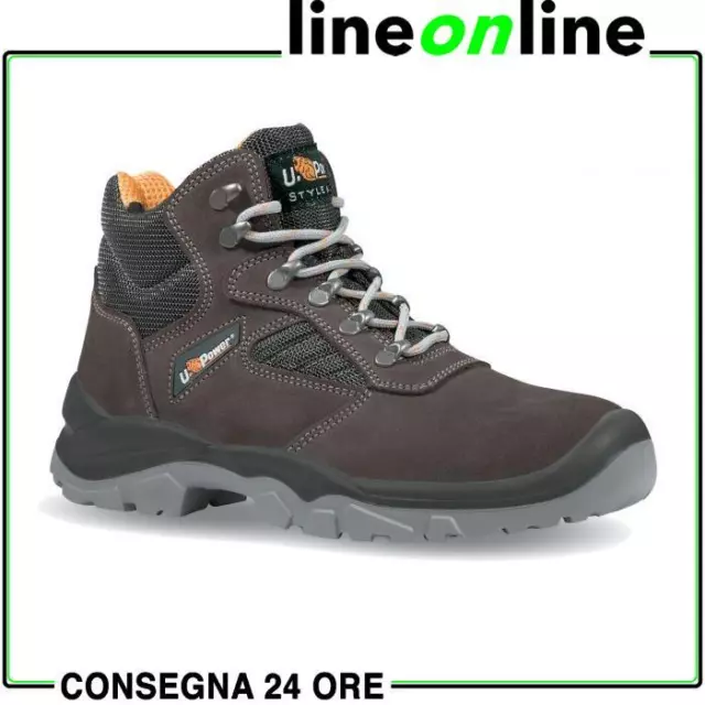 Scarpe antinfortunistiche UPower Real S1P SRC da lavoro alte leggere