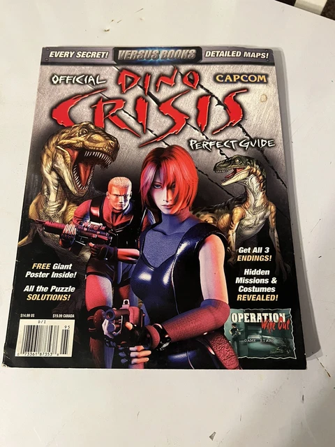 Dino Crisis Perfect Versus Books Official Strategy Guide Playstation 1