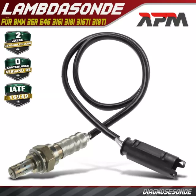 Lambdasonde Diagnosesonde nach Kat für BMW 3er E46 316i 318i 316TI 318TI 1.6-2.0