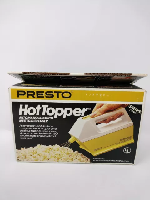 Presto HotTopper Butter Melter Dispenser Sprayer Electric With Brush &  Nozzles on eBid United States