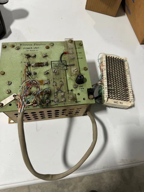 Unidad de Potencia Western Electric KTU SD Antigua -81824-01 Teléfono Llave