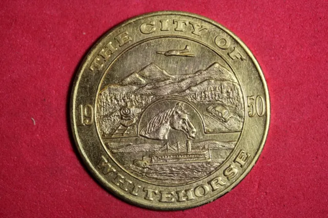 1950 The City of Whitehorse, Yukon, Canada Klondike Dollar Token #M19767