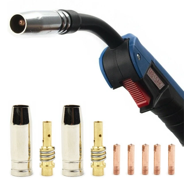 Weld like a pro with our 15AK For MIG accessories set of 9pcs included