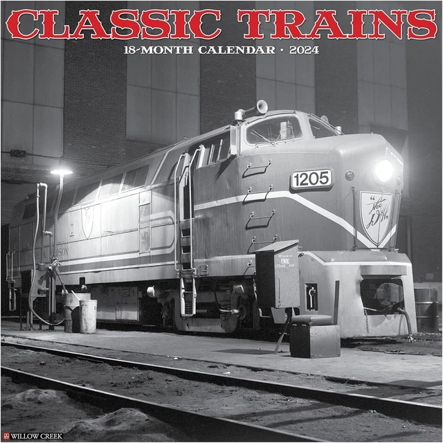 Classico Treni - 2024 Calendario da Parete - Nuovo - 33128