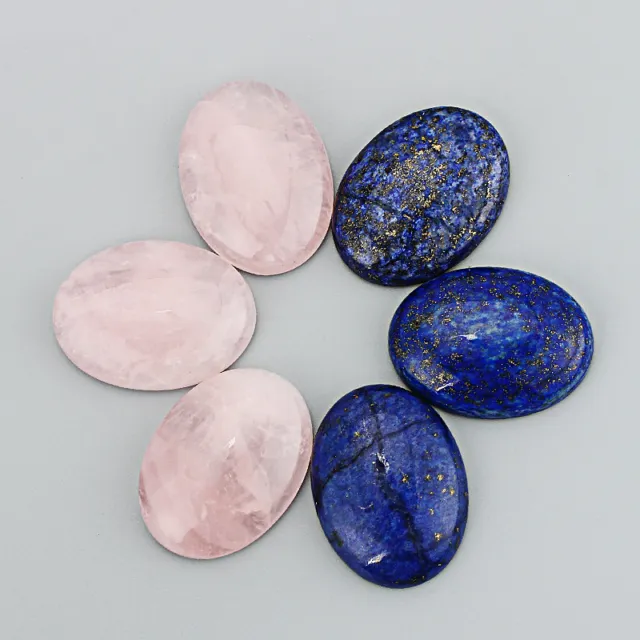 1 x Large Natural Gem Stones Oval Cabochon Cab 30x40mm for Jewellery Making