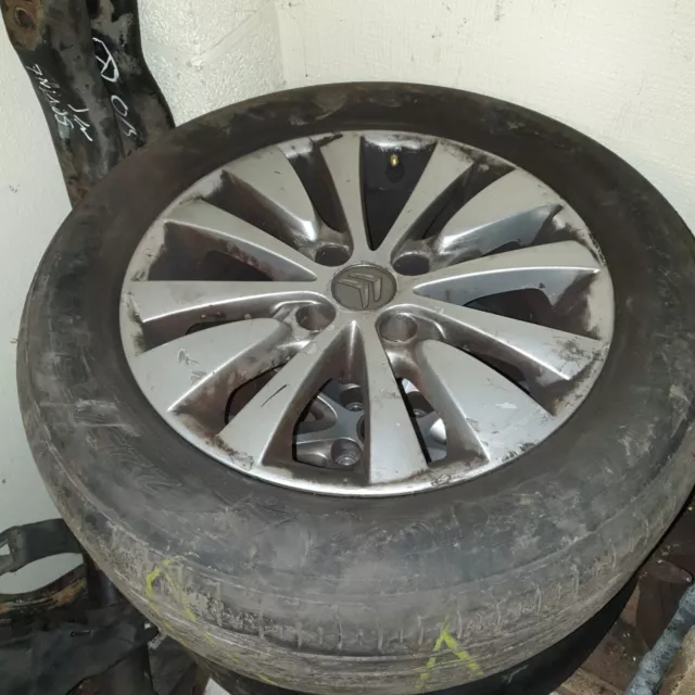 Citroen C4 Grand Picasso 2007-2013 Alloy Wheel And Tyre 225 55 16 (Tyre Is Bald)