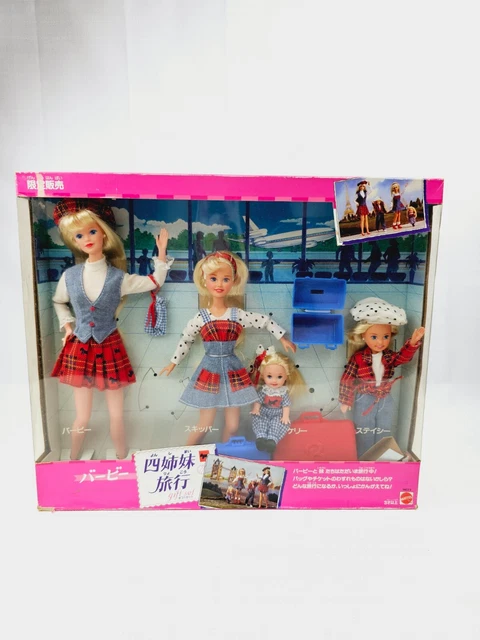 1995 Mattel Barbie Travelin'  Sisters Japanese Exclusive Edition #14073 NRFB